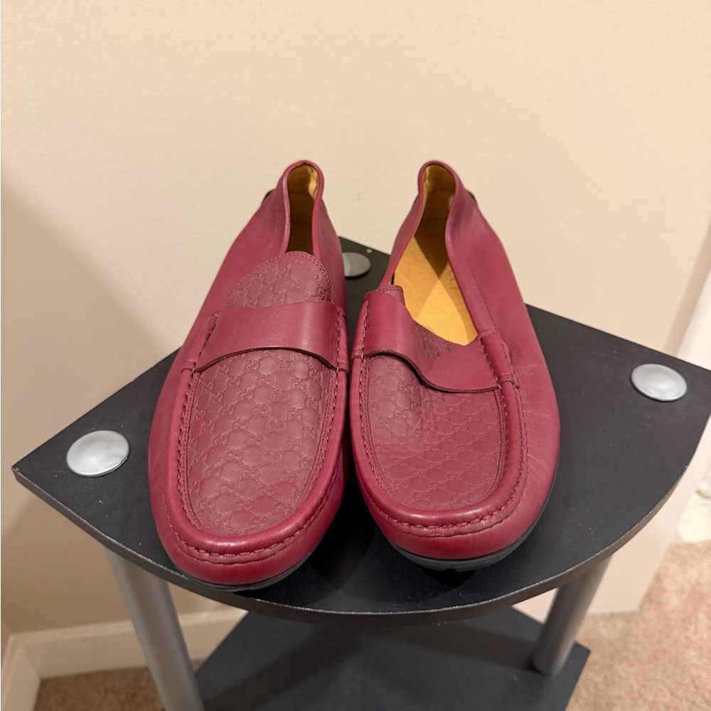 Gucci Men's Deep Red Loafers